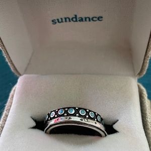 Sundance Sterling silver and Turquoise ring set
